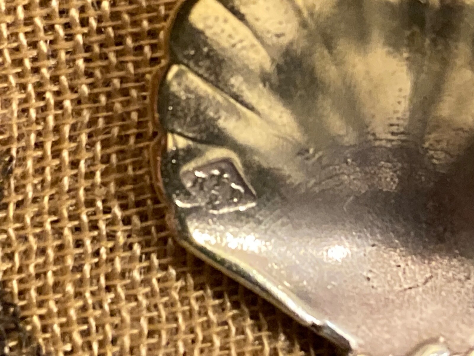 Exceptional sterling silver French Ravinet & Denfert open salt spoon gilt bowl