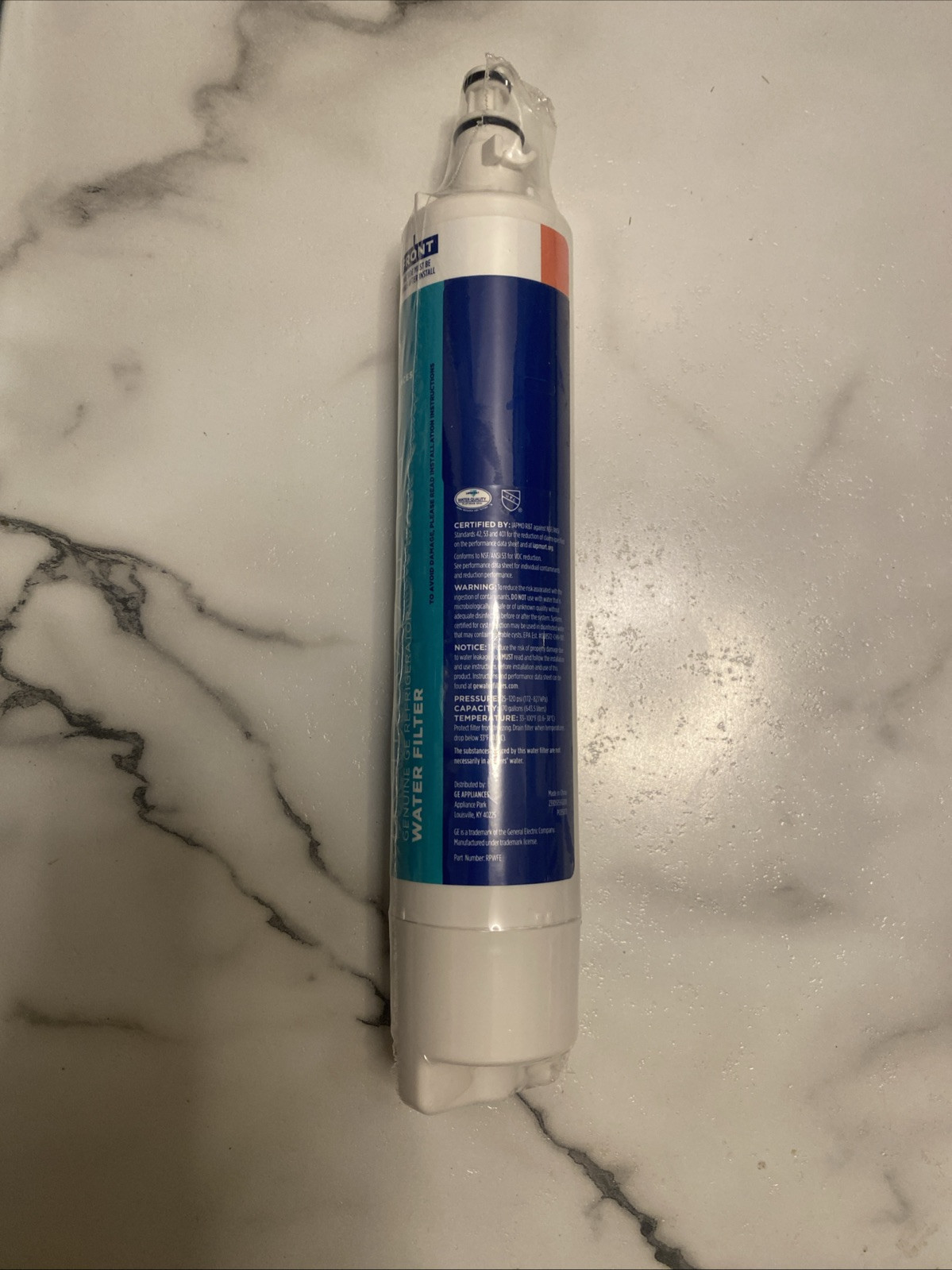 GE RPWFE Refrigerator Water Filter with Chip