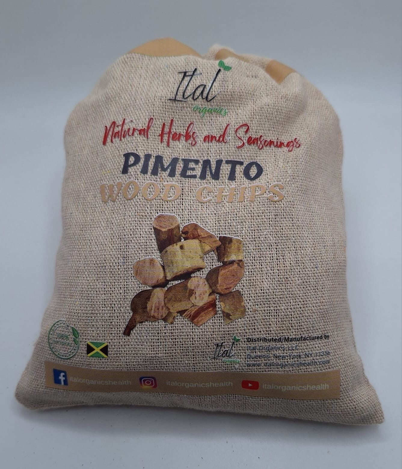 Ital Organics 100% Organic Pimento Wood Chips