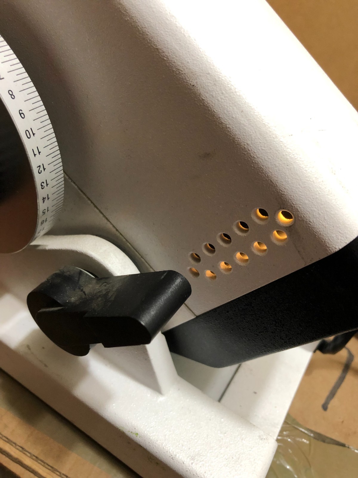 Luxvision LM-190 Manual Lensmeter Lensmeter 40x 16-100mm Diameter Lens Green LED