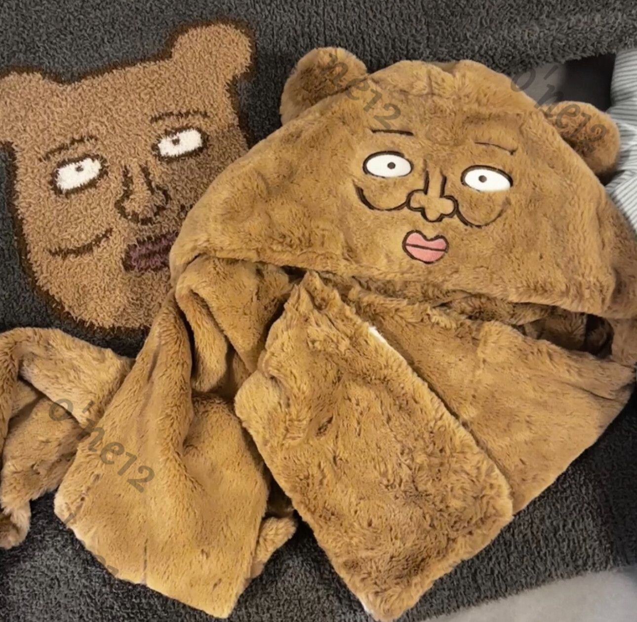 Mob Psycho 100 Reigen Arataka Anime Hooded Muffler Neckerchief Hat Scarf Cospaly