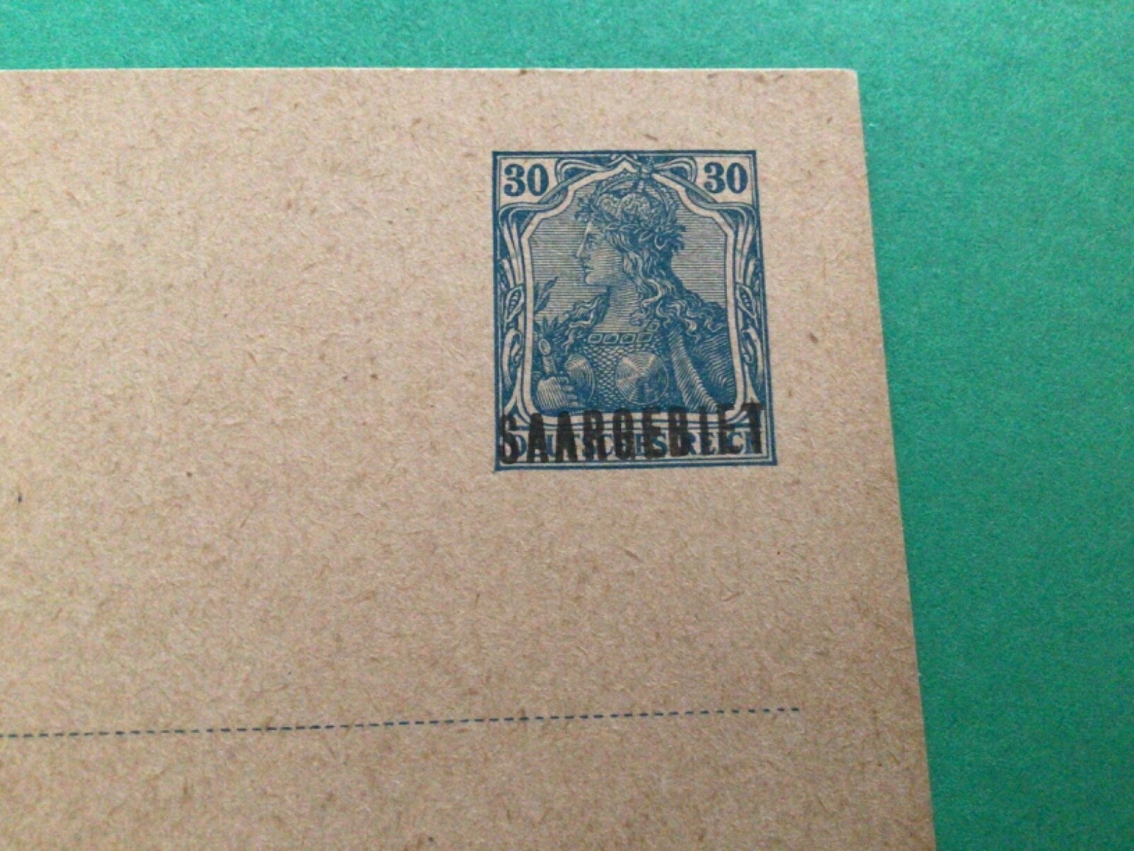 Germany Occupied territories SAAR unused postcard A17982