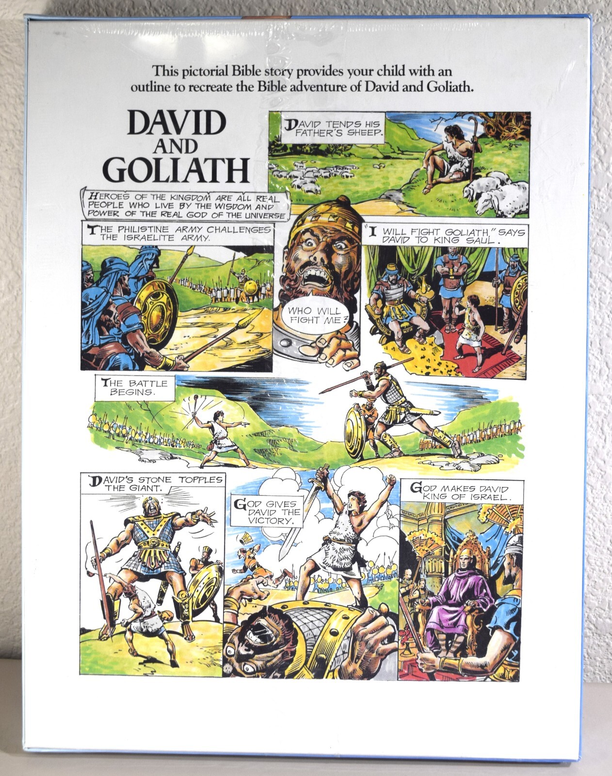 DAVID AND GOLIATH Wee Win Toys Play Agains HEROES OF THE KINGDOM - NEW SEALED