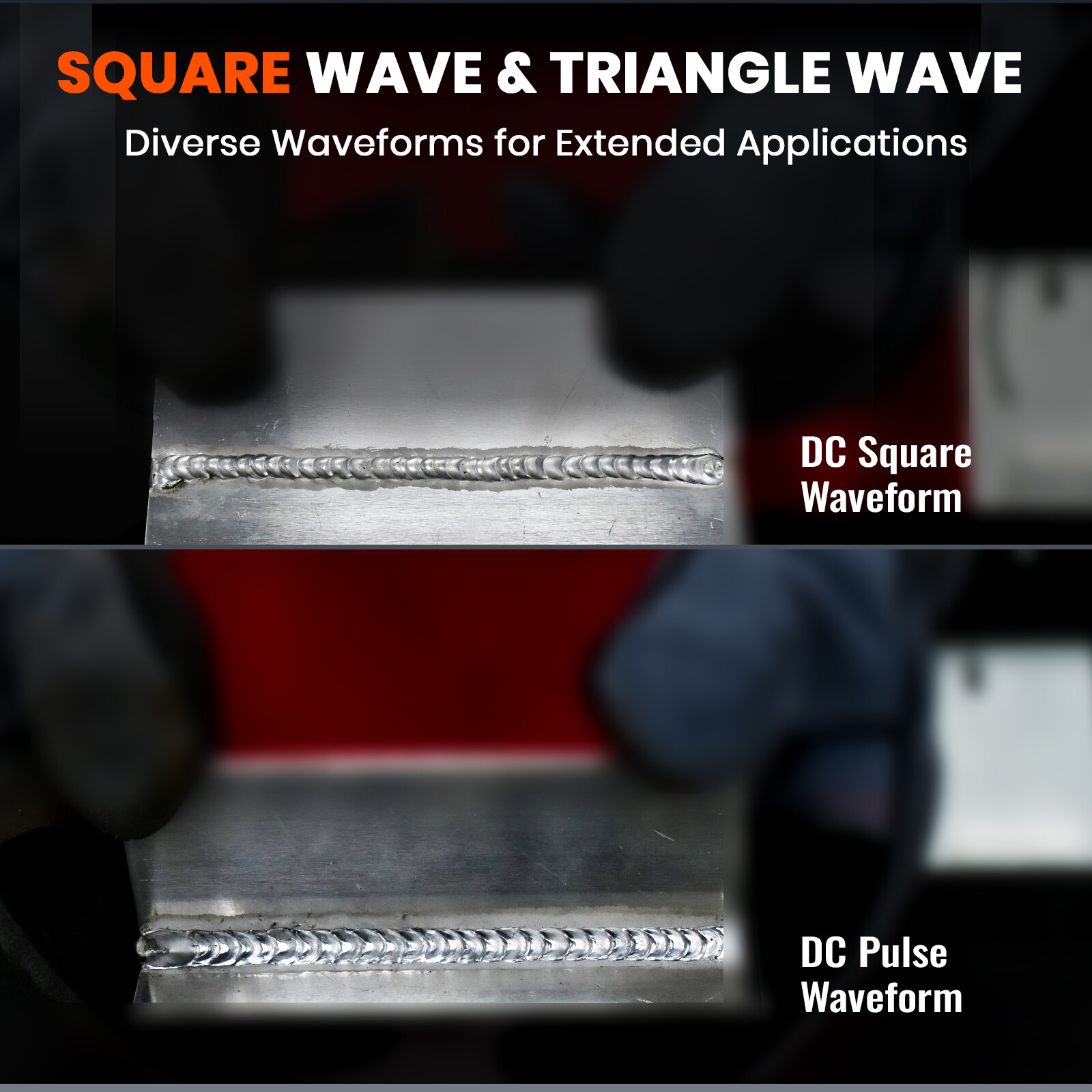 6-in-1 Cold TIG Welding Machine 200A HF/SPOT/PULSE TIG, Stick, Clean 110V/220V