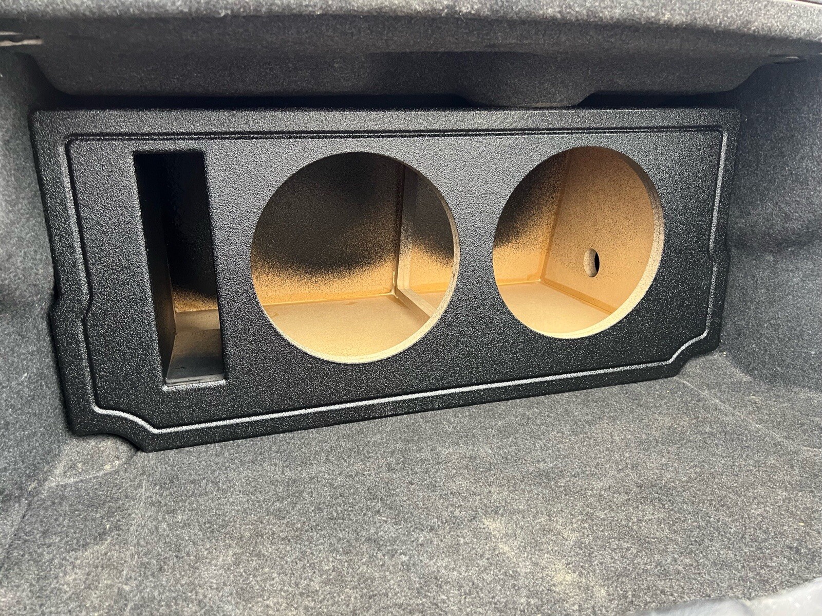 2010-2023 Dodge Charger Subwoofer Box 2 12” Recessed Ported Mega Bass