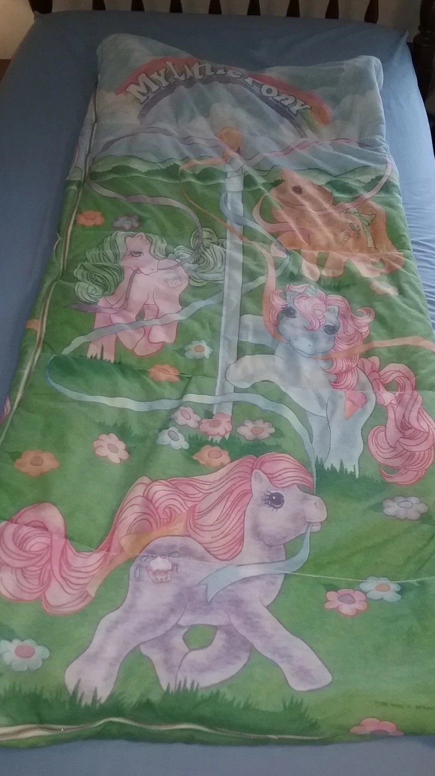 Vintage 1984 My Little Pony Sleeping Bag pp