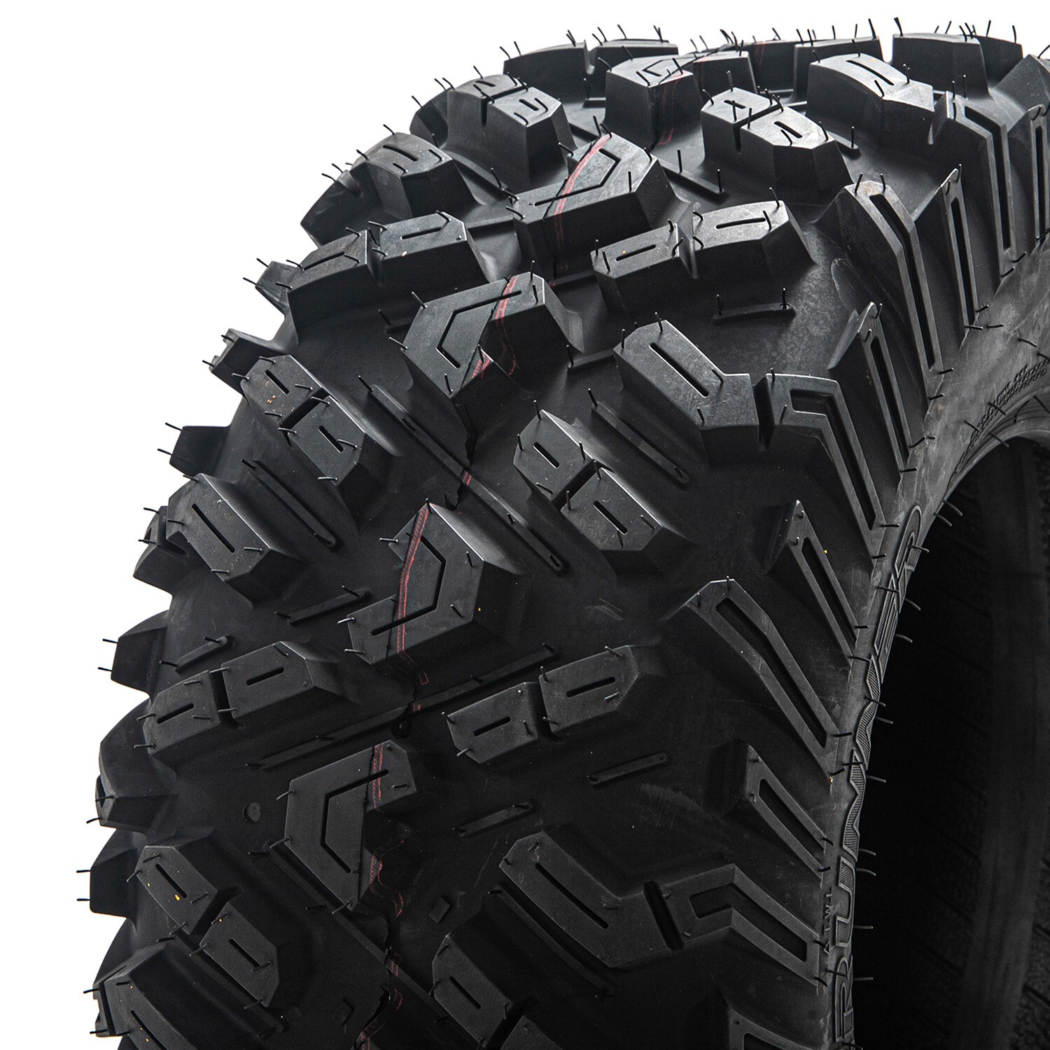 25x11-12 Set 2 ATV Tires 6Ply 25x11x12 UTV Tires 25 11 12 All Terrain Heavy Duty
