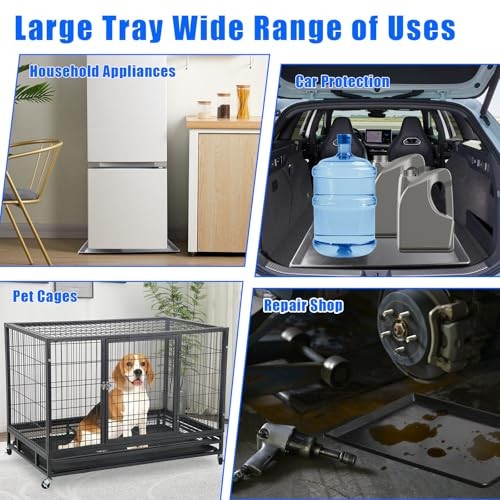 Extra Large Oil Drip Pan, 35.4 x 24 x 1.in Oil Change Drain Pan, 6 Pack 6