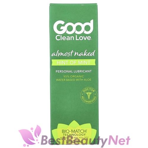 Good Clean Love Almost Naked Hint of Mint Personal Lubricant 1.69oz / 50ml