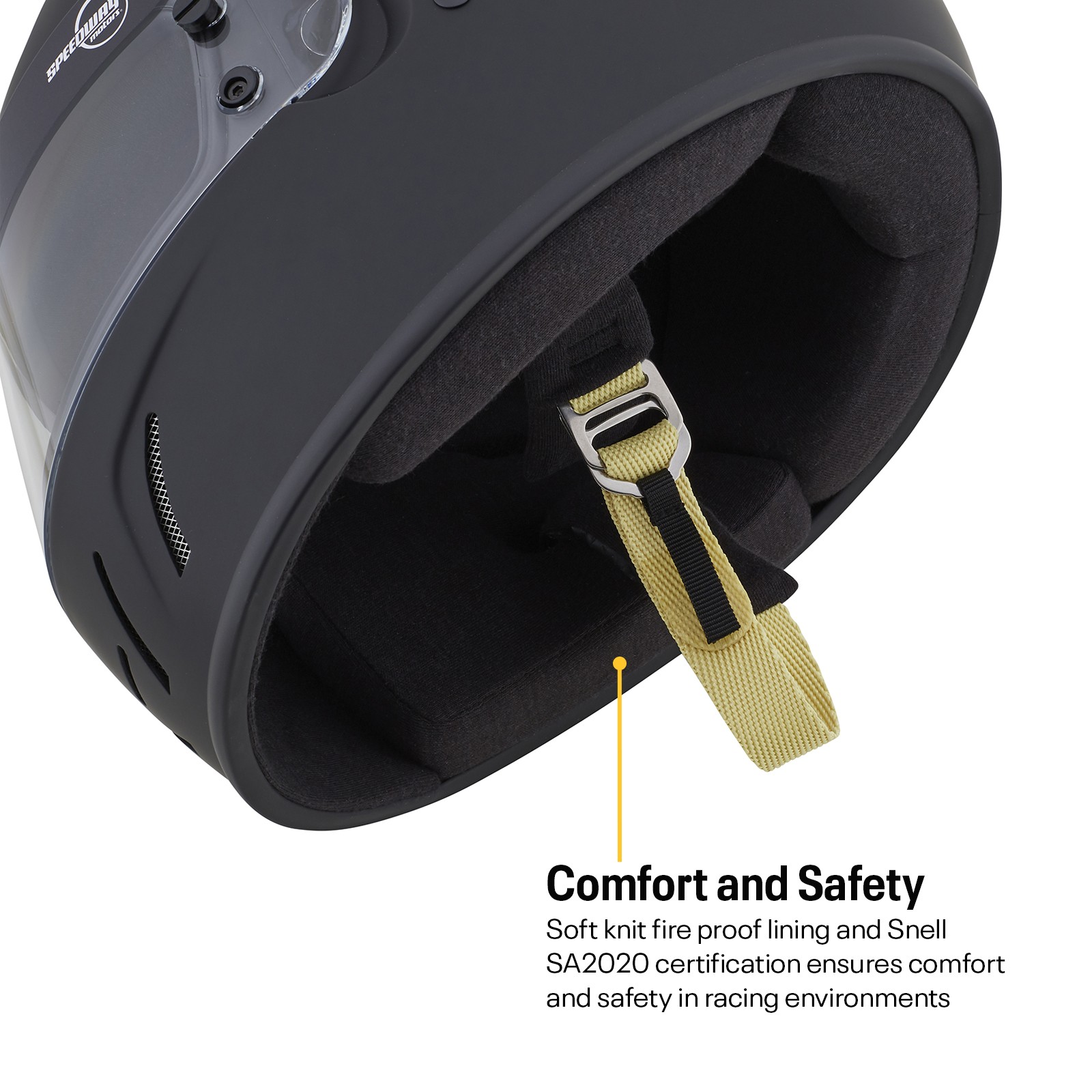 Speedway Motors Full Face SA2020 Racing Helmet, Lightweight