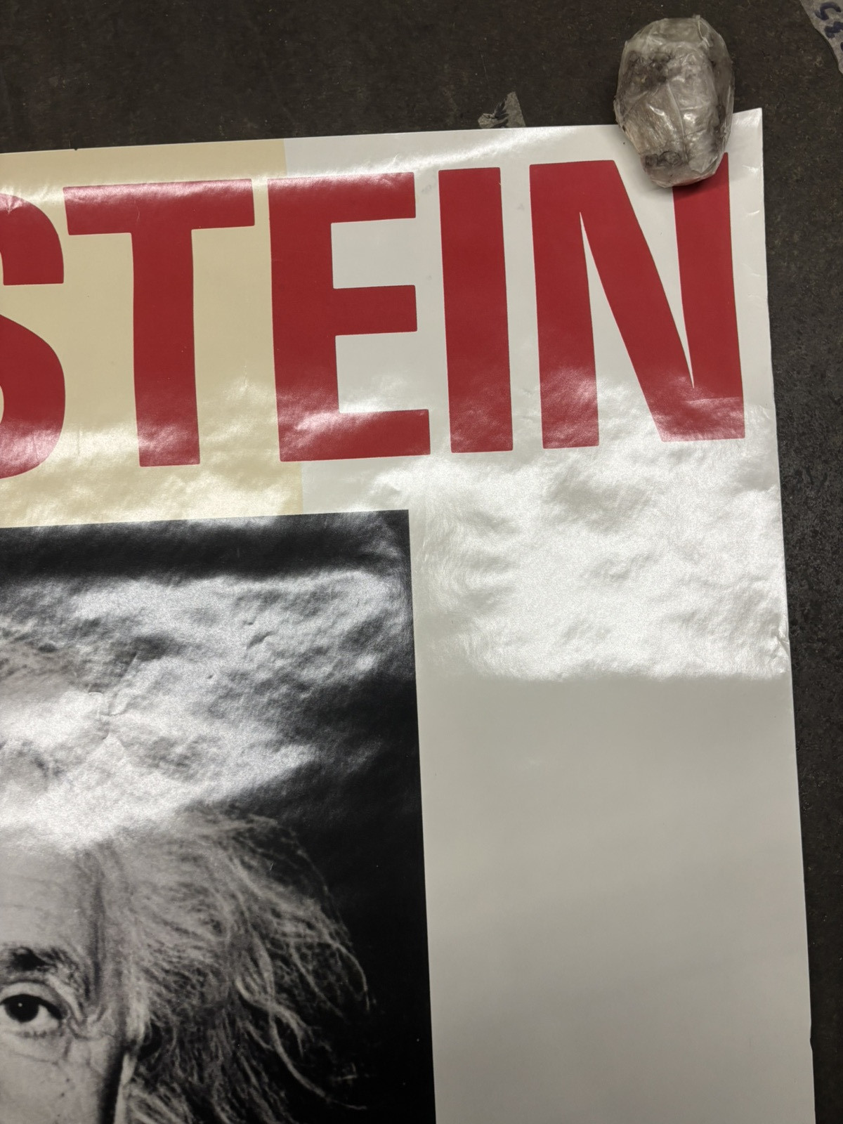 Albert Einstein Scientist Chemist Mathematician door Poster Vintage 1988 C2713