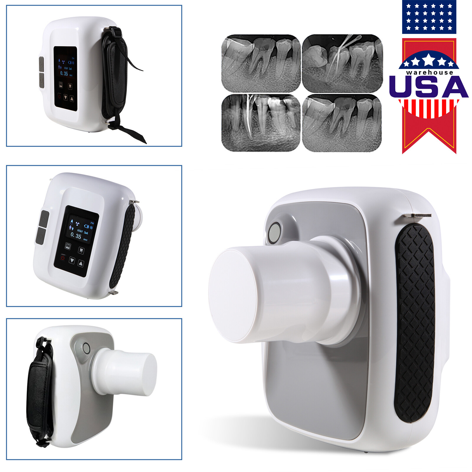 Dental Digital X-Ray Machine Xray Unit + Imaging System RVG X-Ray Sensor Size 1