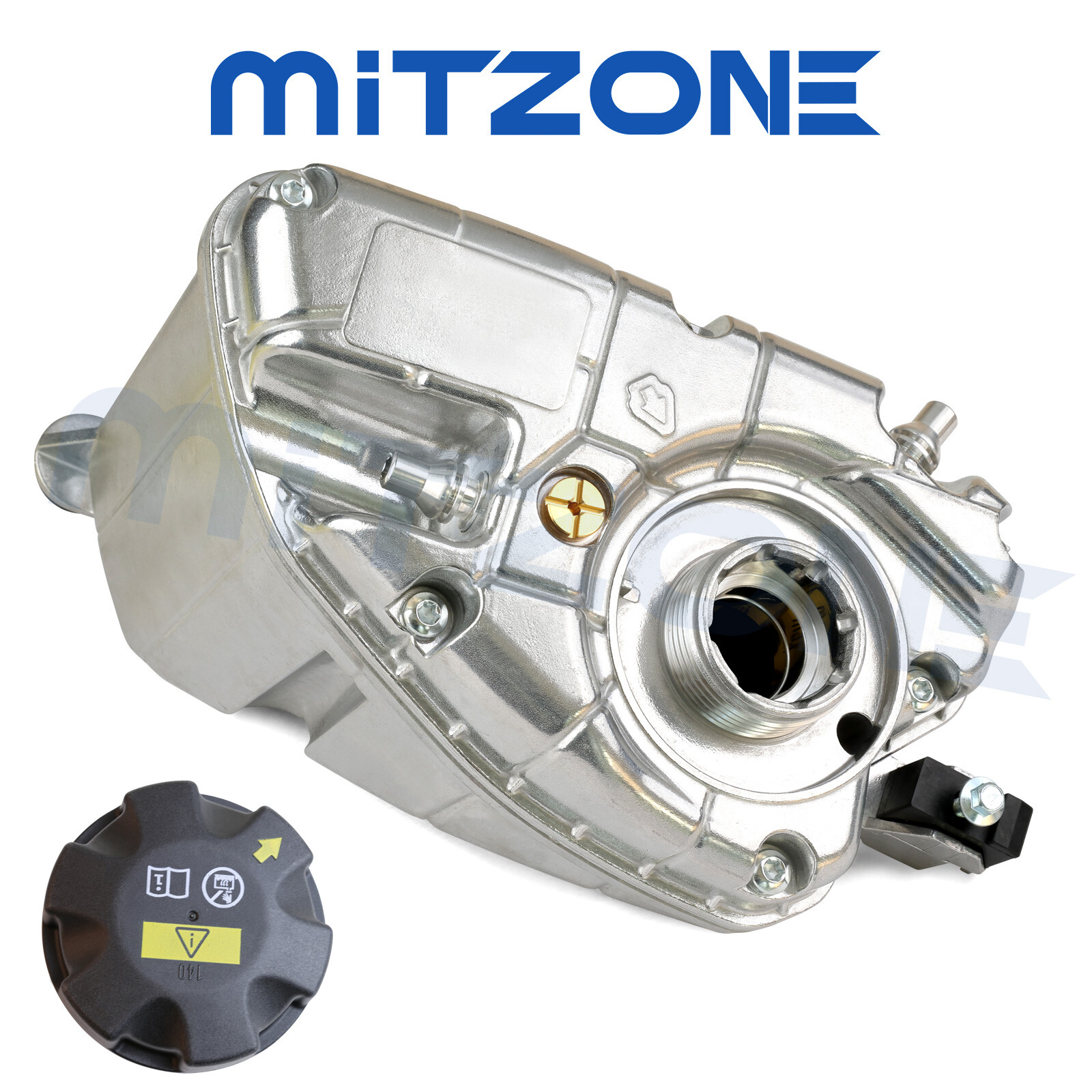 Aluminum Coolant Reservoir Expansion Tank for BMW 530e 530i 540i 740i 740e