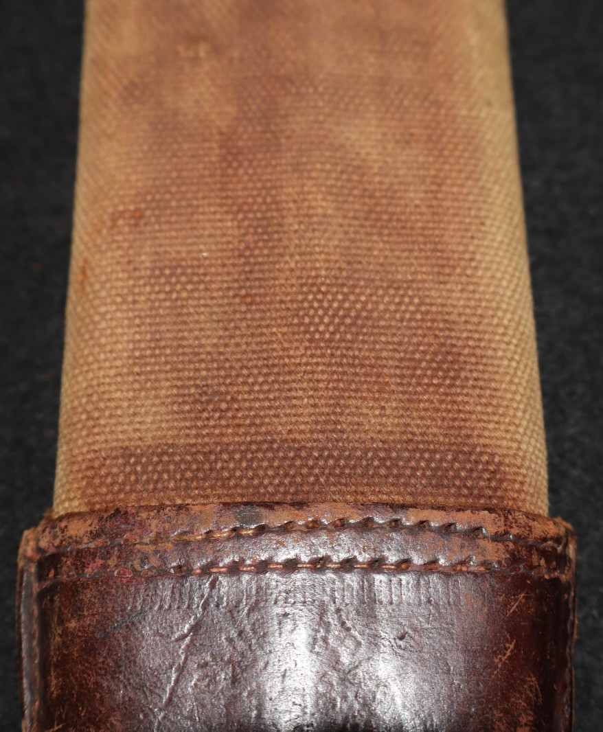 WWI US Army M1917 Bolo Trench Fighting Knife Scabbard 'BAUER BROS' Issued Cond.