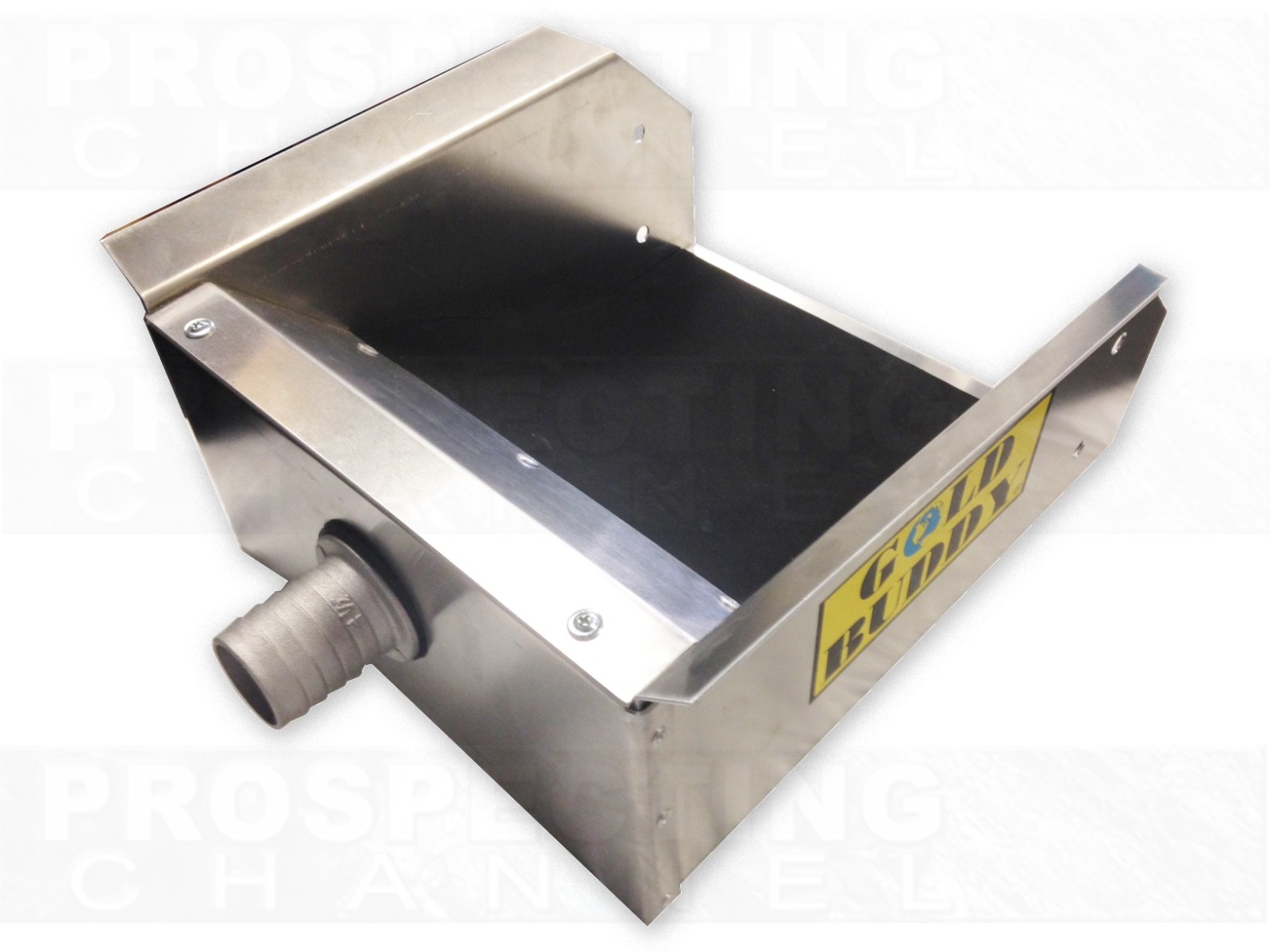 JOBE GOLD BUDDY 10" SLUICE HEADER BOX with 1 1/2" Intake