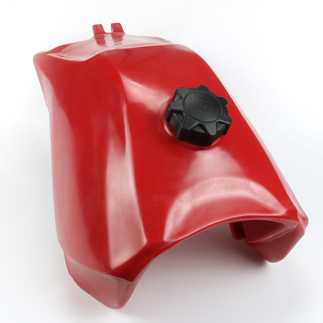 For Honda TRX300 TRX 300 1993-2000 plastic gas fuel tank fourtrax Red & petcock