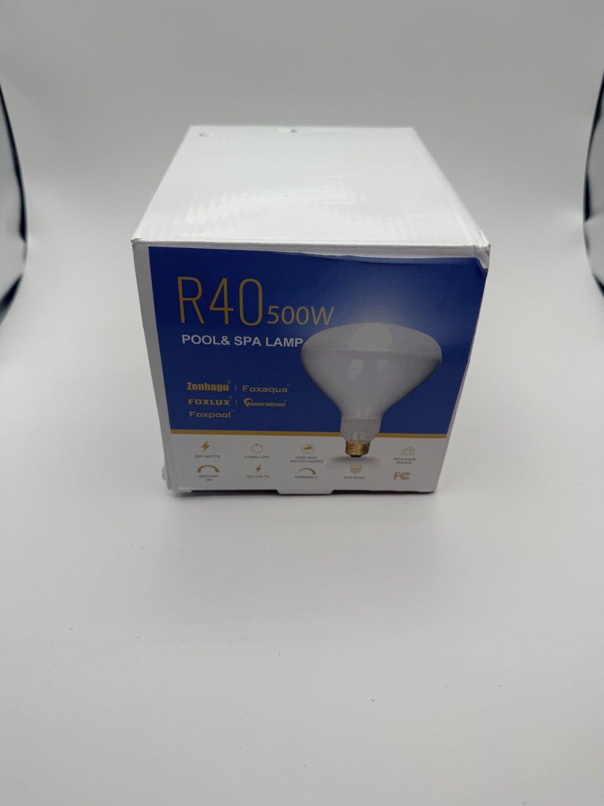 120V 10-Inch Waterproof Pool Light for Inground Pools – IP68 Rated 50 FT