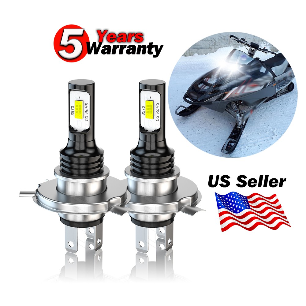 Ultra Hi/Lo LED AC/DC Bulb for Arctic Cat 0109-735 12v 60/60w A5988 Bright White