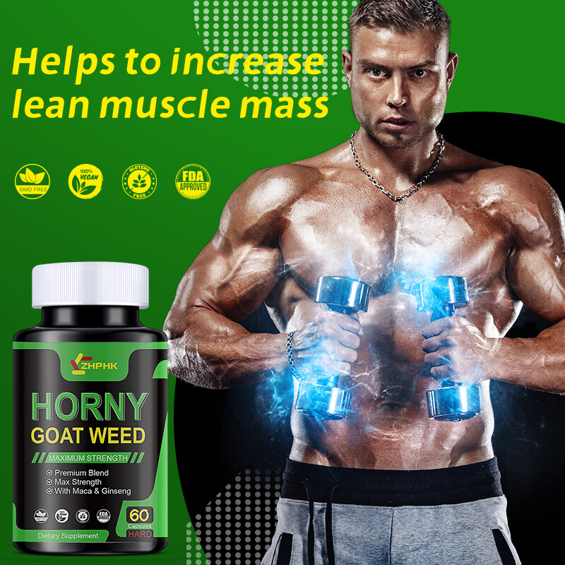 3X STRENGTH Horny Goat Weed Extract W/ Maca Root Powder,L-Arginine,Saw Palmetto