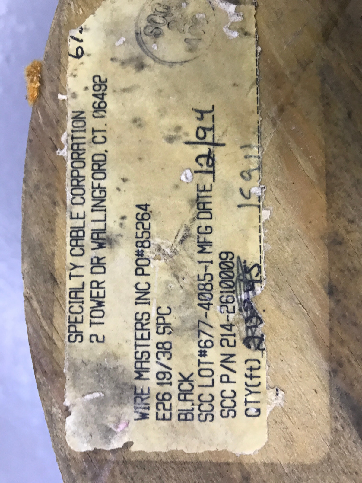 Hidden Antenna Wire Black Mil-Spec Teflon Stranded #26 135 Foot Silver plated