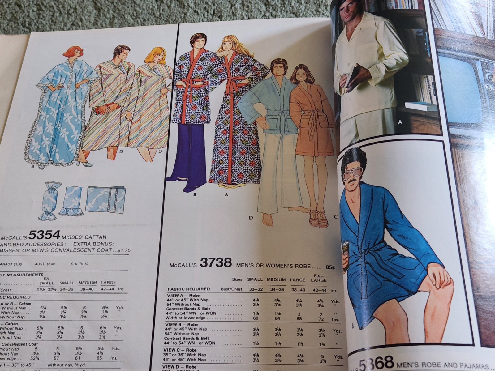 May 1976 McCall's HUGE Store Counter PATTERN CATALOG Halston Laura Ashley Marlo