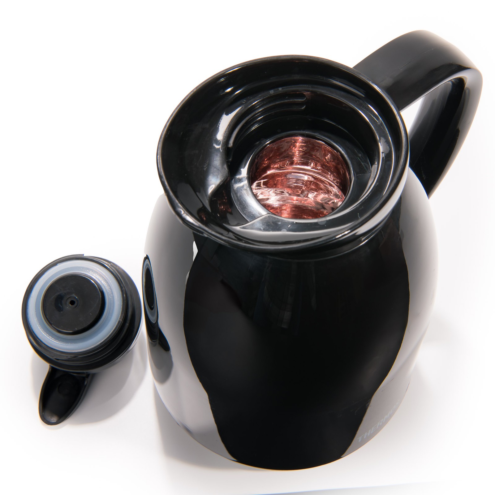 Thermos 1L Glass Vacuum Carafe - Black