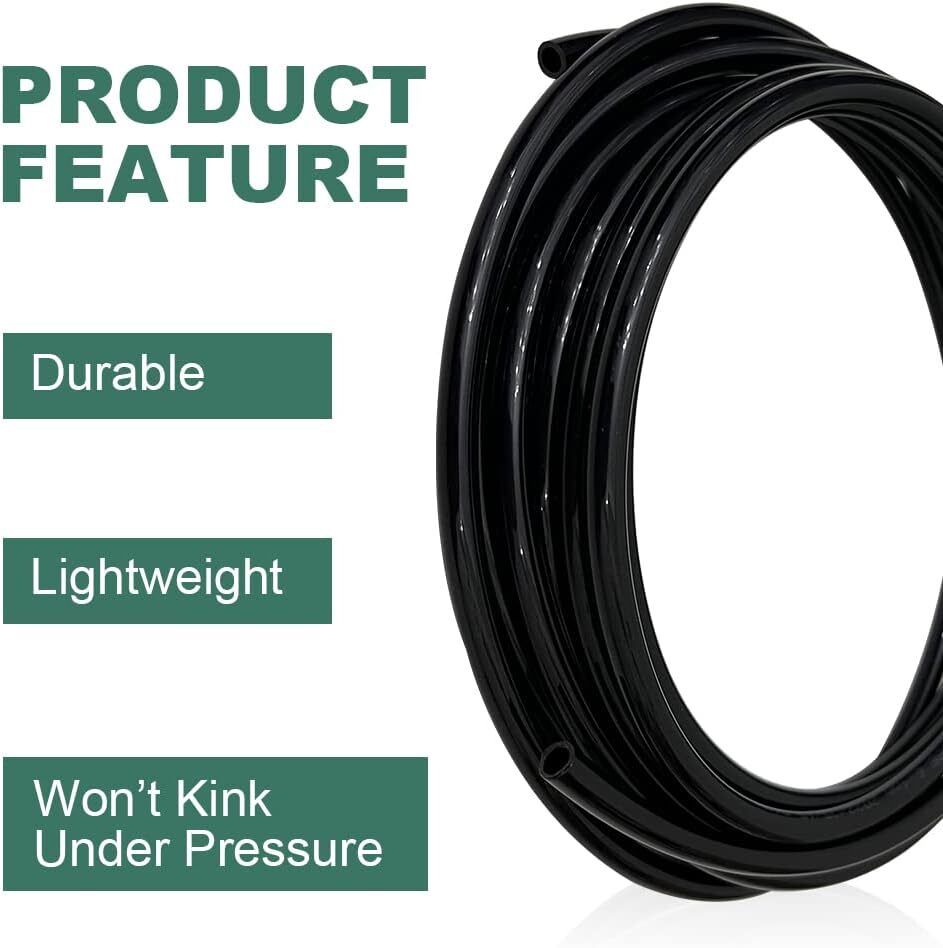 Durable Car Vacuum Tubing/Push Lock Fitting 1/8" NPT to 1/4" Tubing Wastegate US