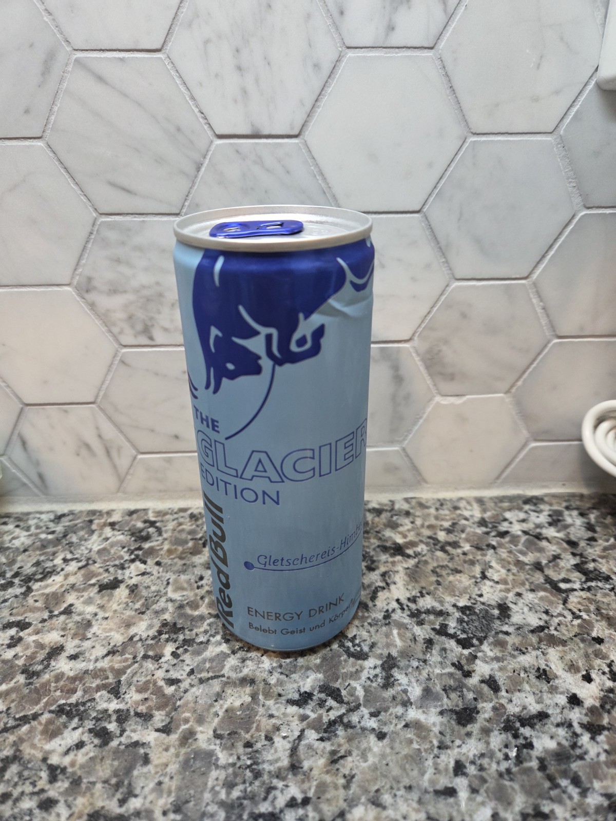 Unopened Full Glacier Edition Red Bull - From Germany. 8.4oz 250ml Size
