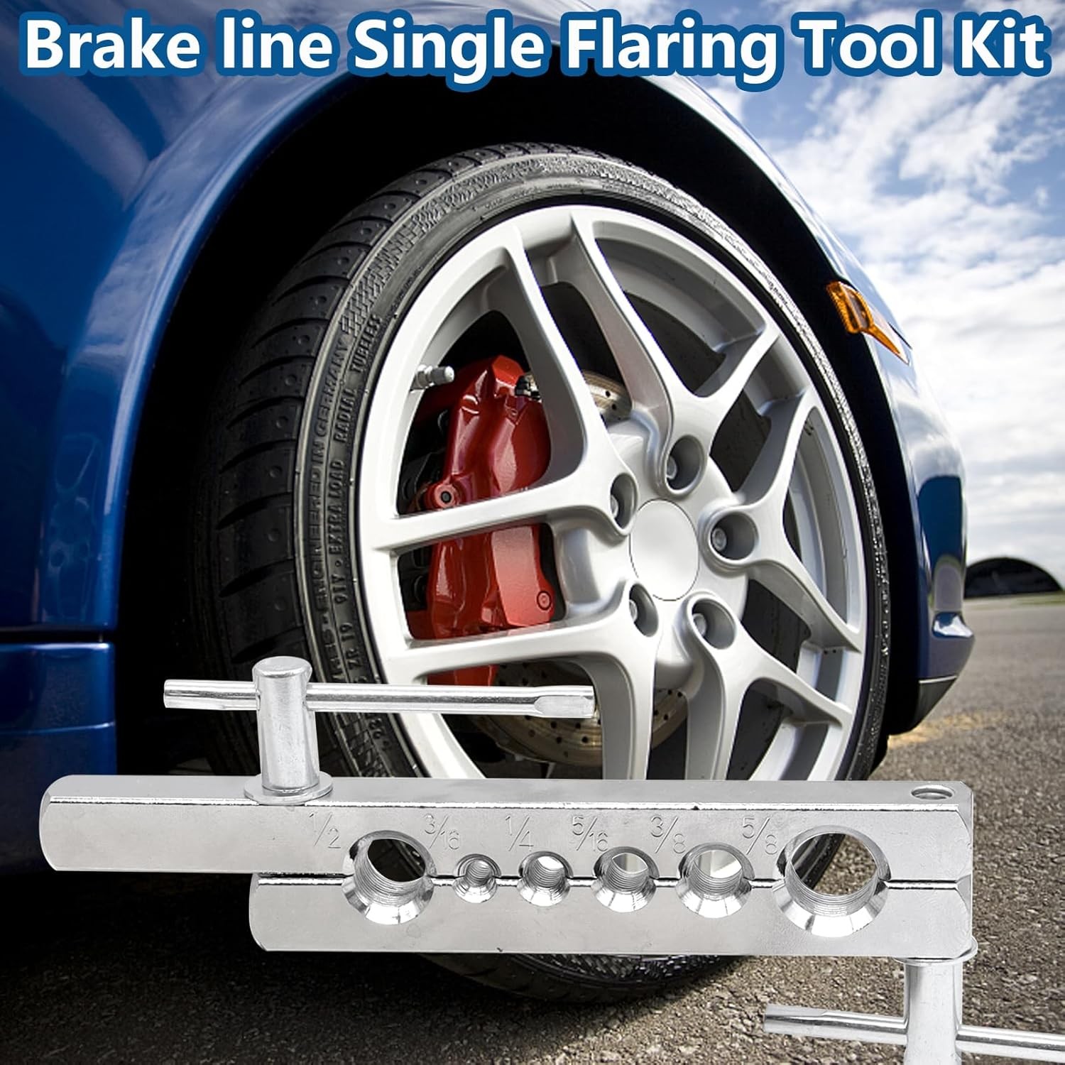 26Pack 3/16" Brake line kit Include 25 FT Copper-Plated Brake Lines with Fitting