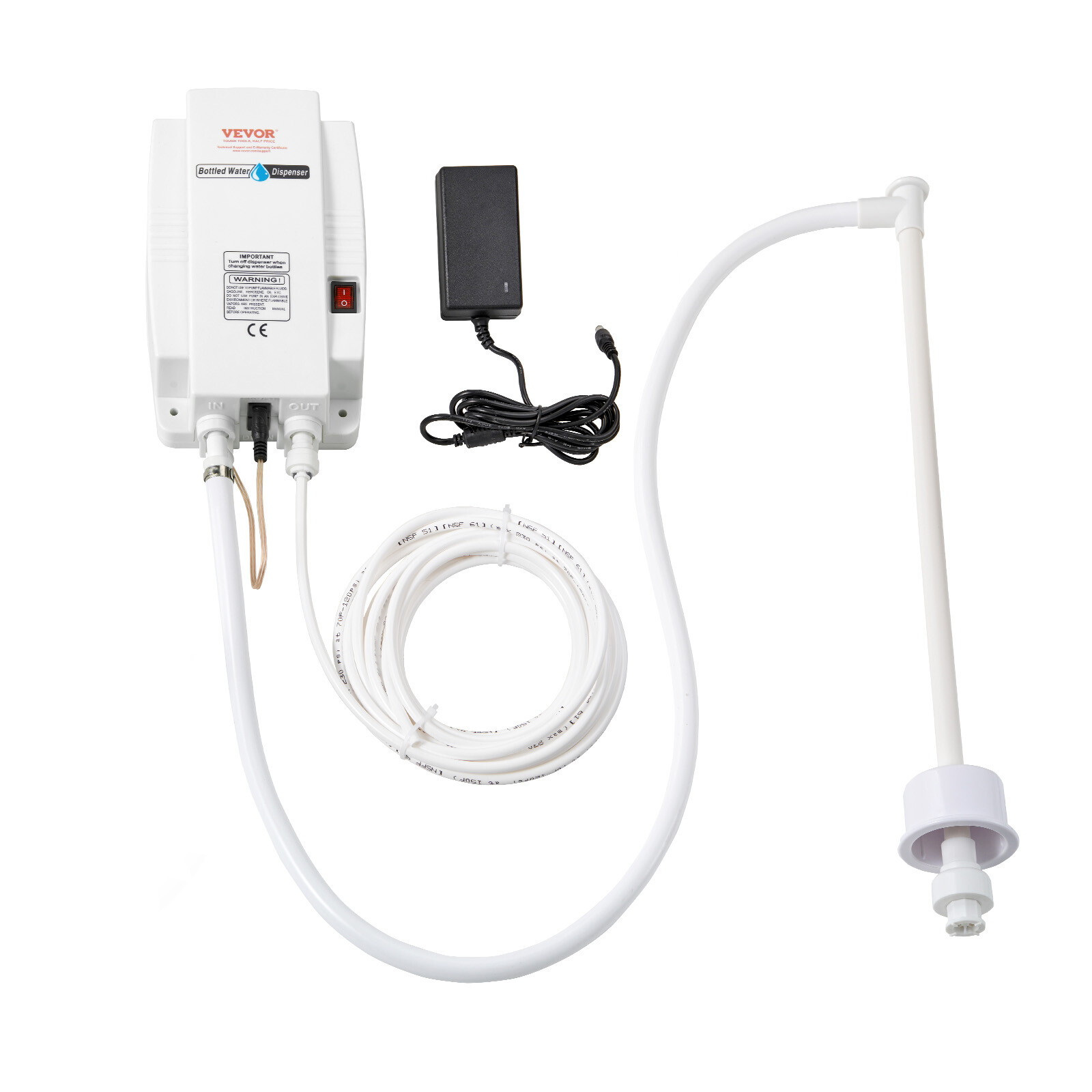 VEVER AC Bottled Water Dispensing Pump System Dispenser Replace Bunn Flojet 110V