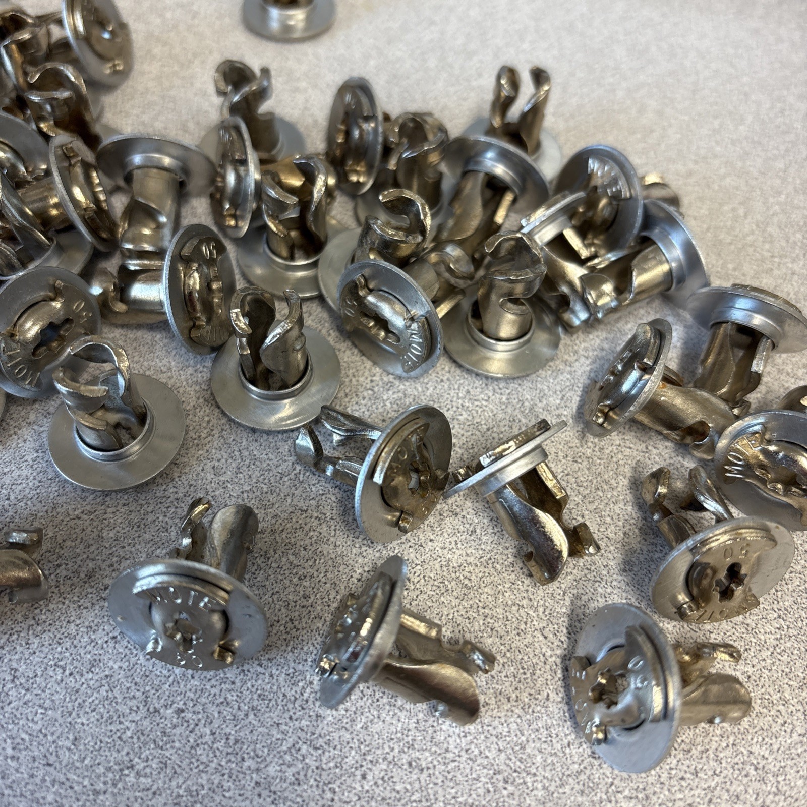 MOTE Lightweight / Trick 2 Piece Dzus Button / Quarter Turn Fasteners- Lot of 50