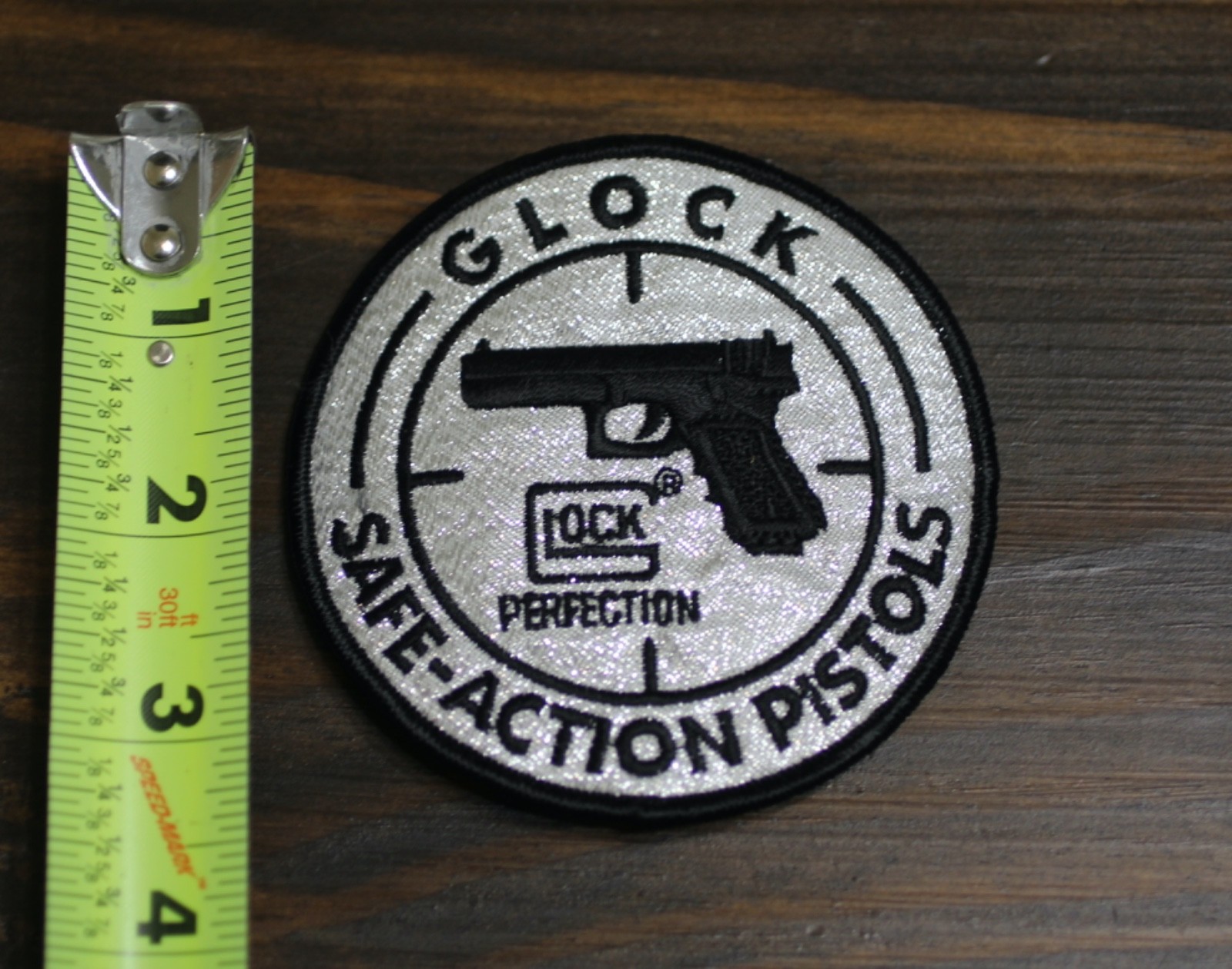 GLOCK Perfection Safe Action Pistols Embroidered Iron On Sew On Collectors Patch