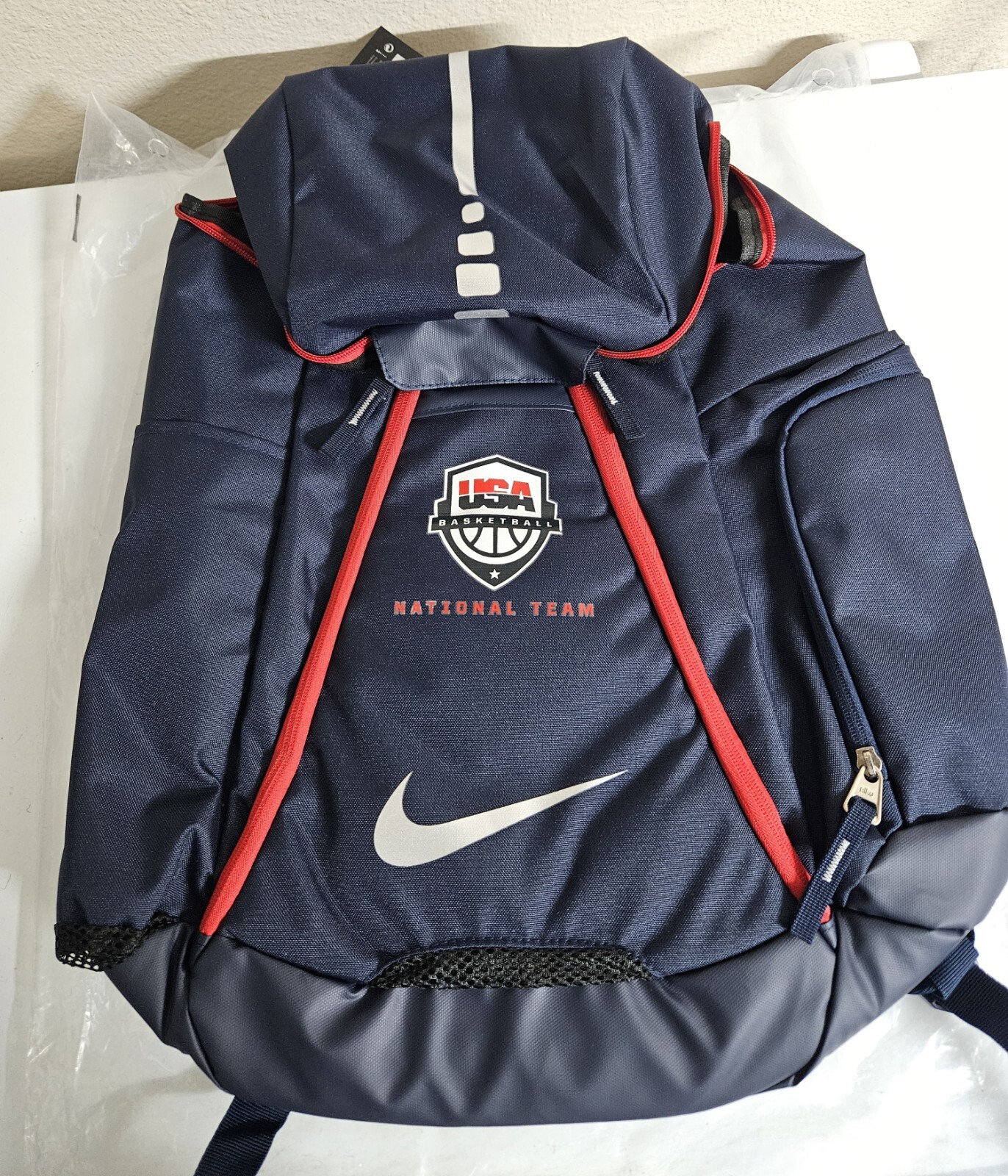 Nike Hoops Elite Pro USA Basketball Team Men’s Backpack Black Red