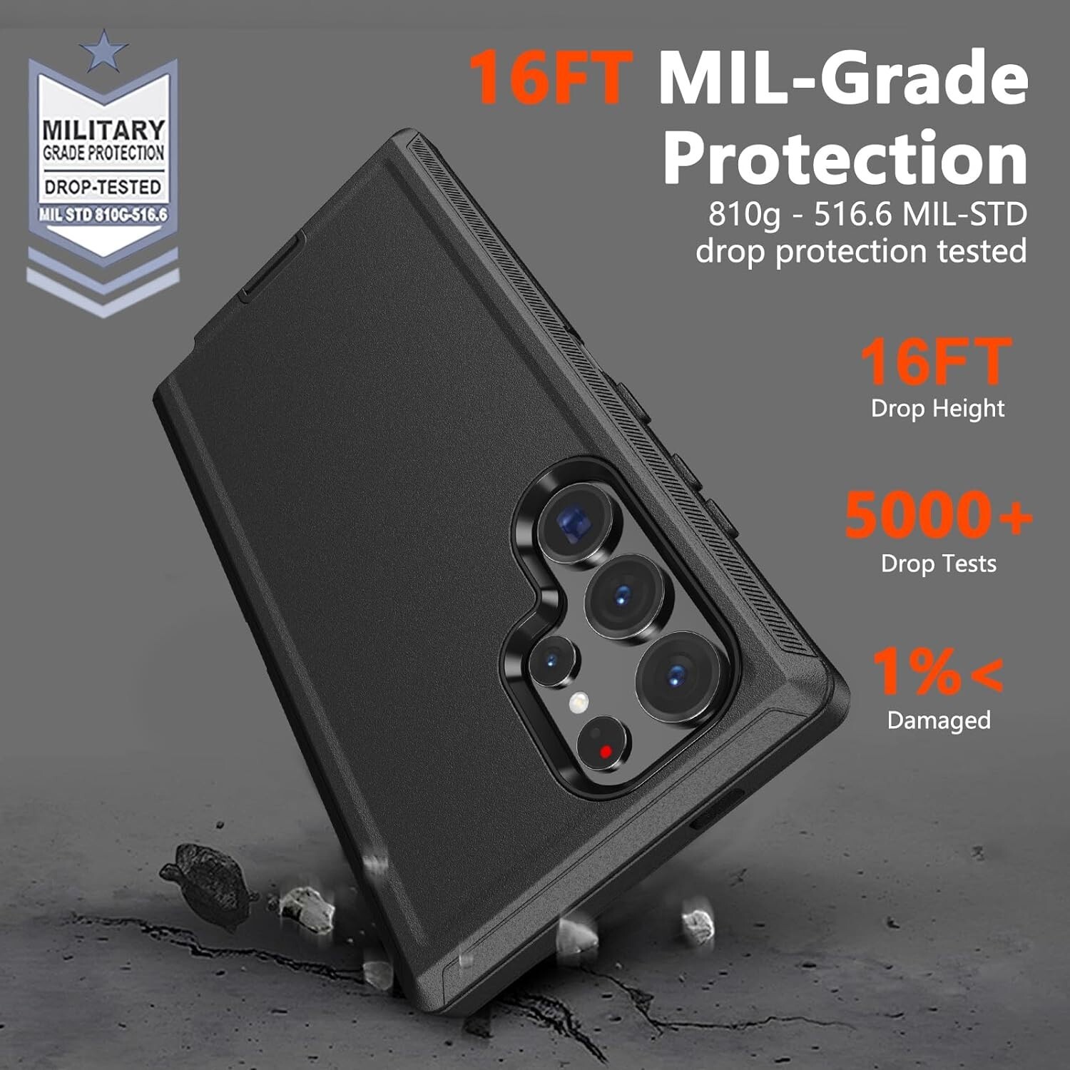 For Samsung Galaxy S22 Ultra/S22 Case Cover w/Clip fit Otterbox Defender +Screen