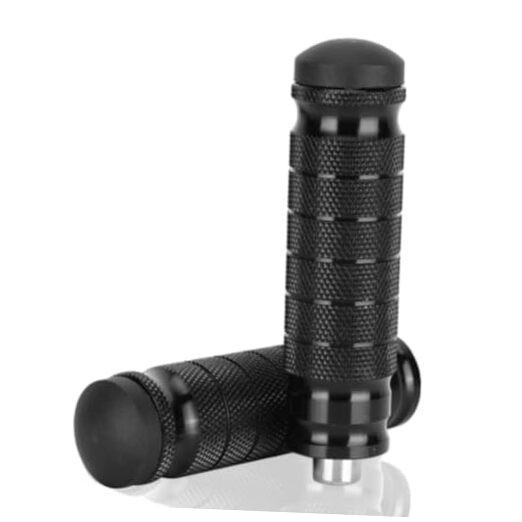 Motorcycle Universal 8mm Foot Pegs,1 Pair CNC Aluminum Motorbike Rear