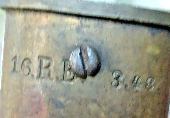 WWI Imperial German Dress Bayonet M1871 Style WKC Solingen Etched Unit Marked