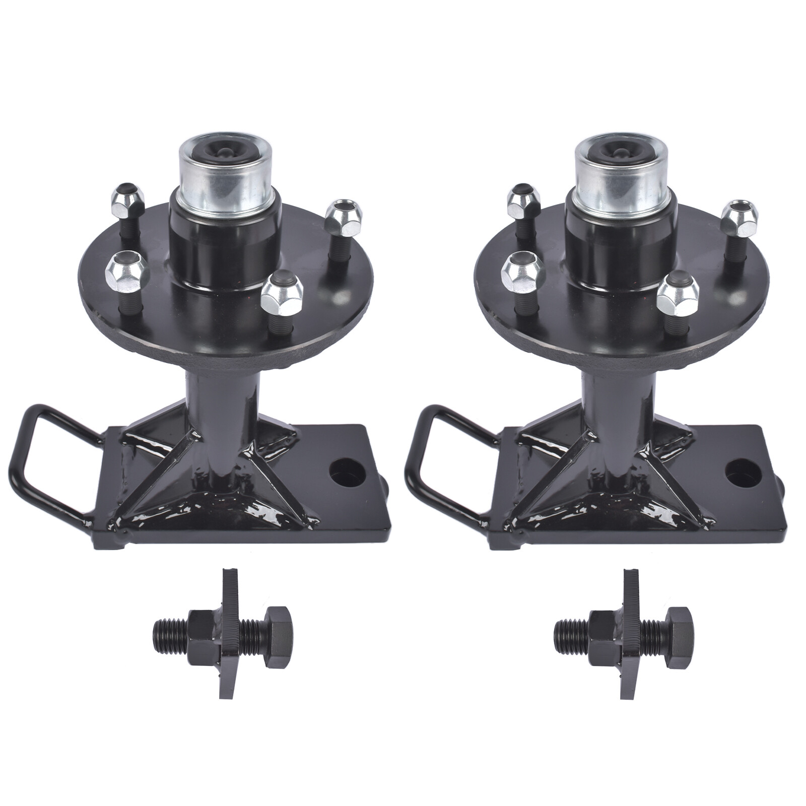 5x 5.5 Lug Superior Shipping Container Wheels Container Moving Kit 2 Spindles