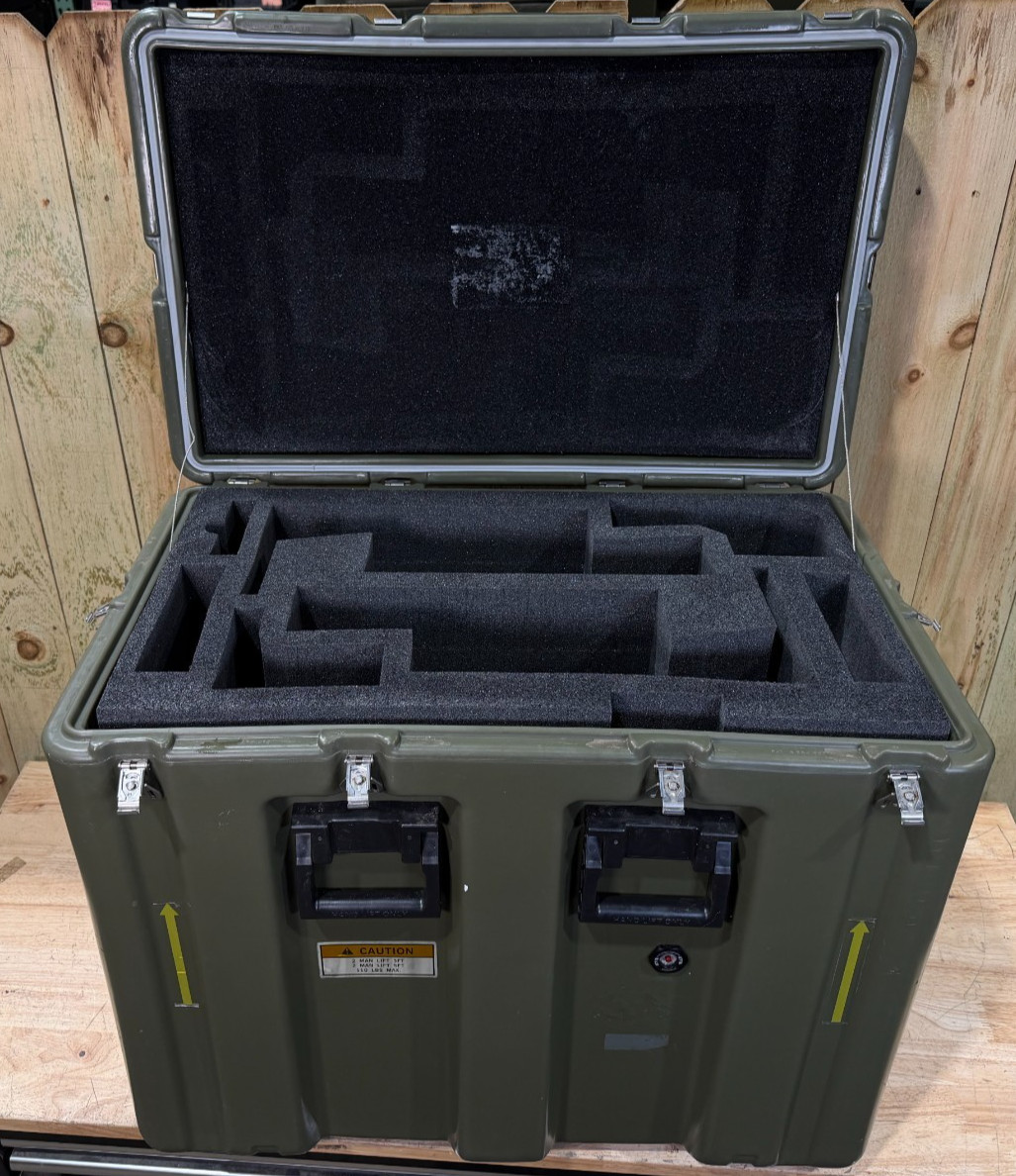 Pelican Hardigg Case 32x20.5x27.5" Green Military Waterproof Storage