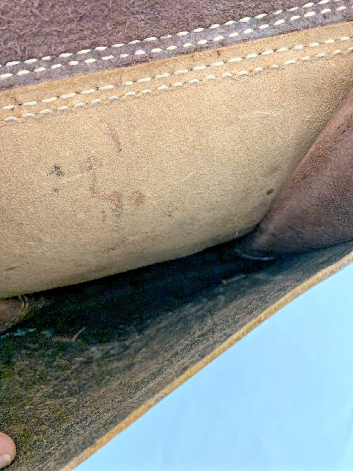 Vintage Leather Saddle Bags • Western Cowboy Horse Tack