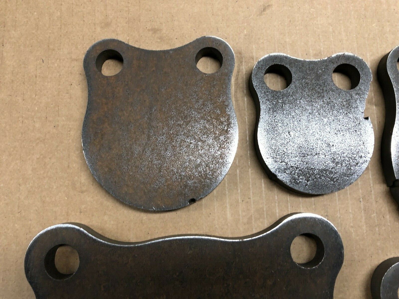 Malfunction Cut / Blemish Discounted 1/2" AR500 3"-8" Gongs Set of FIVE