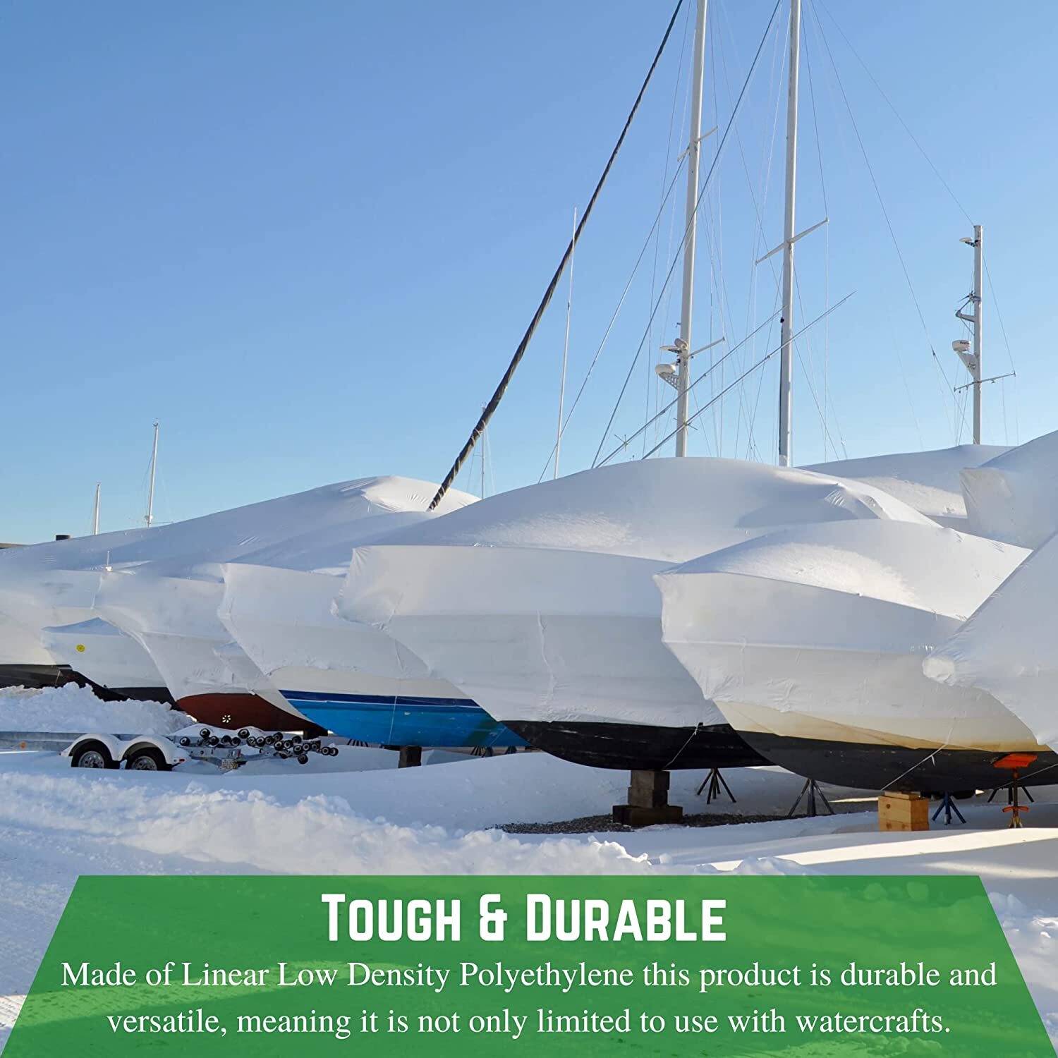 Farm Plastic Supply - Polyethylene Plastic Shrink Wrap - 7 mil