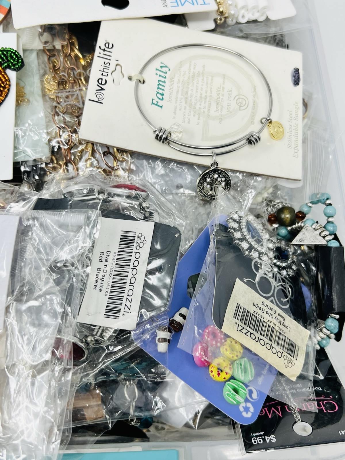 Mystery Jewelry Assorted New Necklace, Bracelet, Earring Lot of 5Lbs Wearable