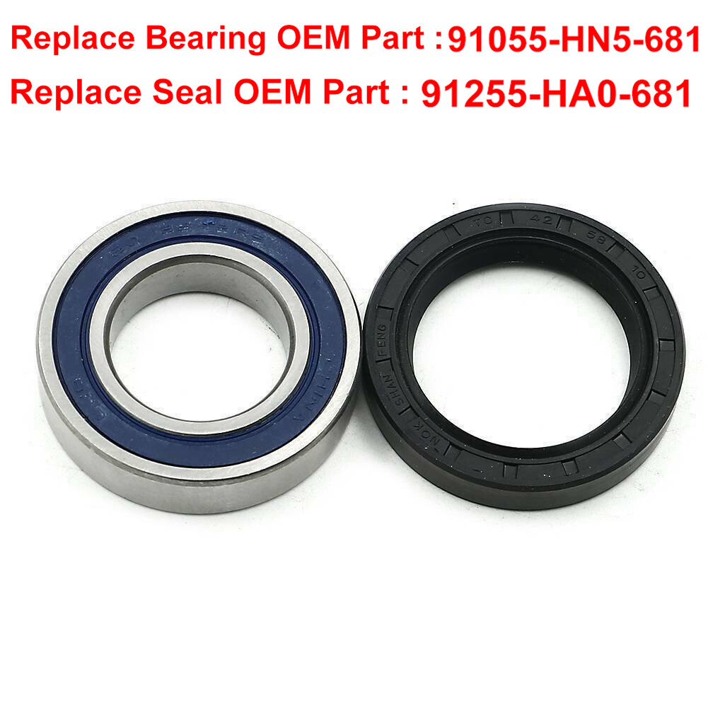 Left Rear Axle Wheel Bearing Seal Hub For Honda Foreman 400 450 500 Rancher TRX