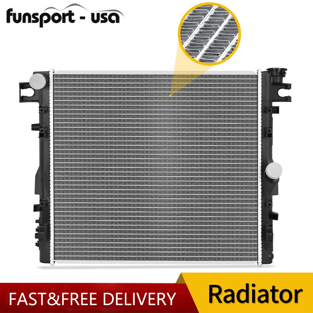 2957 Radiator For 2007-2018 Jeep Wrangler JK Unlimited Rubicon Sahara 3.6L 3.8L