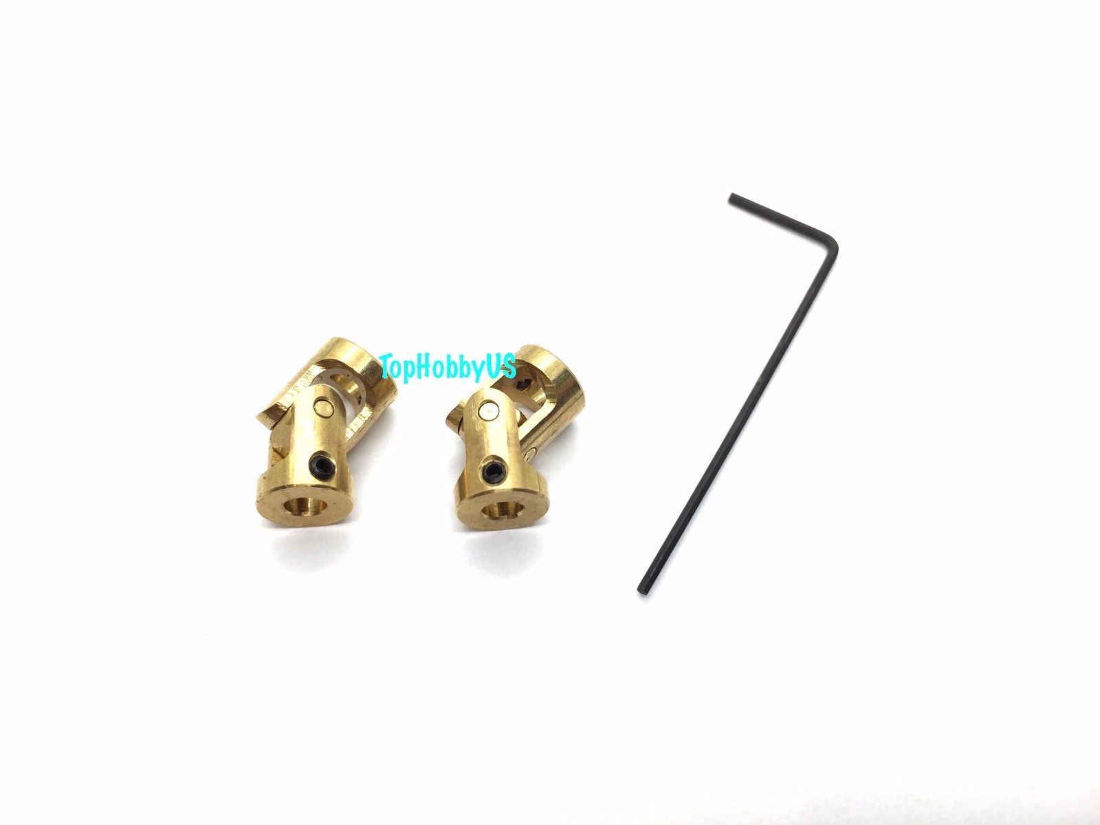 1PC Micro 3mm-3mm Brass Universal Joint for 1/24 1/18 RC Car Boat Model US SHIP