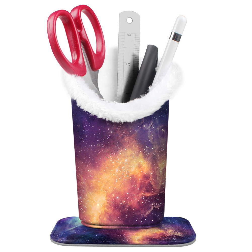 Plush Lined Eyeglasses Holder Eyeglass Protective Desk Stand Case Magnetic Base