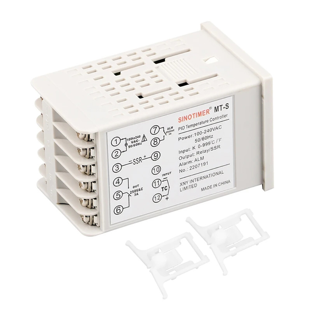 MT- Digital PID Thermostat Temperature Controller Relay/SSR Dual Output 0-999℃/℉