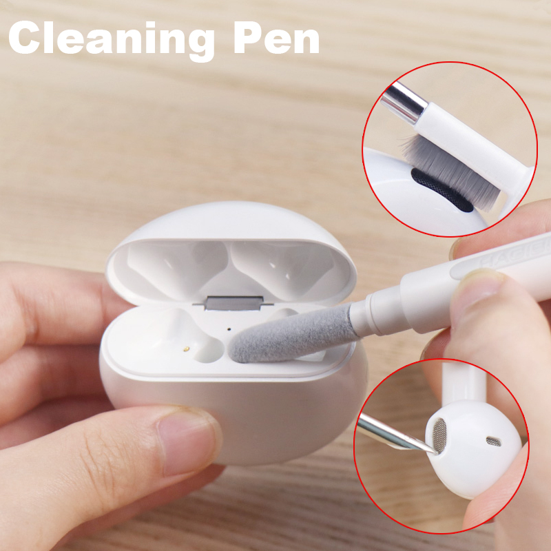 Cleaning Pen For Airpods Pro1 2Earphones Cleaner Kit Soft Brush Case Earbuds LOT