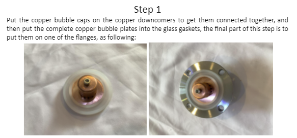 Alcohol Distiller Bubble Plate Reflux Column 2" Tri Clamp Ends, Fits Beer Kegs