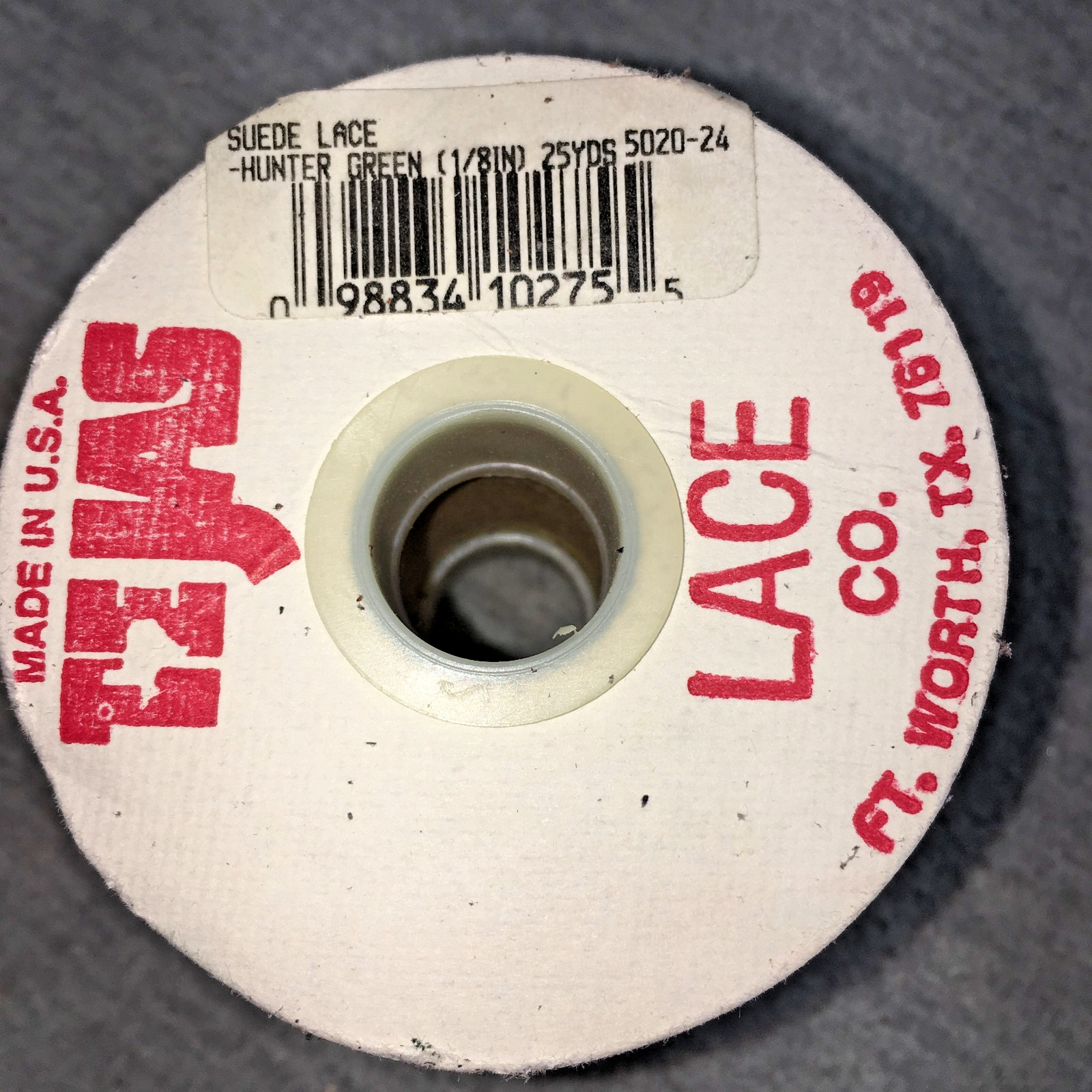 Suede Lace 1/8" x 25yd Spool Craft Leather Lace Various Colors LOT OF 6